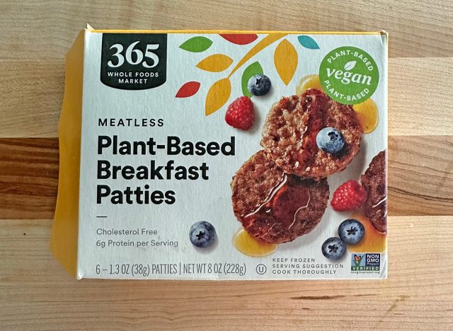 Whole Foods 365 Plant-Based Breakfast Patties