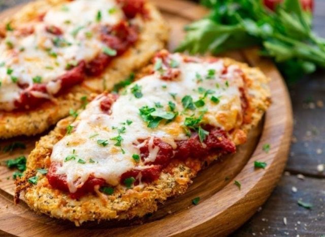 Air-fryer chicken parmesan