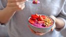 eating acai bowl, concept of how to detox body