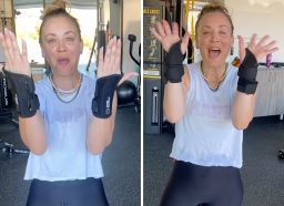 7 Weight-Free Workouts Kaley Cuoco Does When Injured